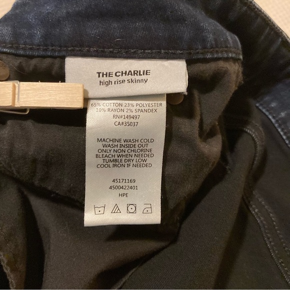 Joe's Jeans - The Charlie Highrise Skinny | Size 31 | Color: Oceana | | Denim - Picture 10 of 12
